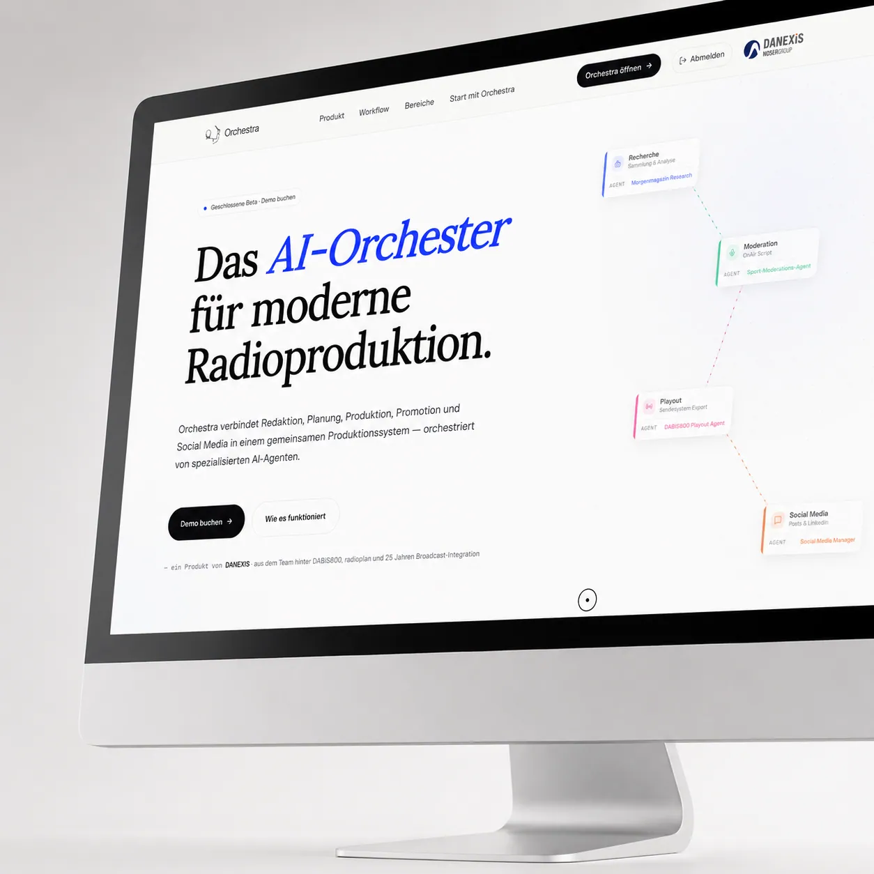 DANEXiS Orchestra – Das AI-Orchester für moderne Radioproduktion