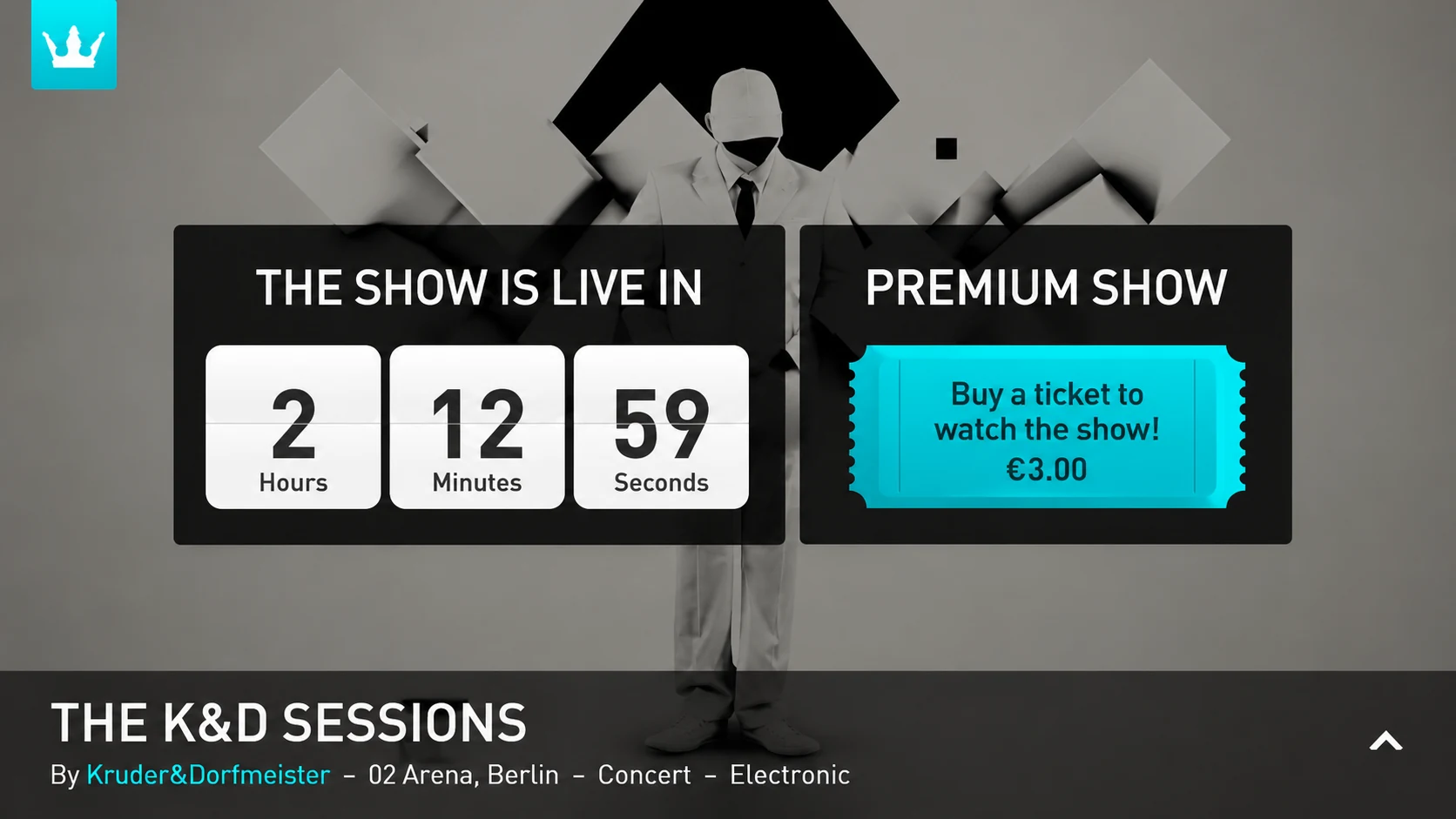 The K&D Sessions – Pay-per-View Countdown und Premium-Ticket-Buchung direkt im Player