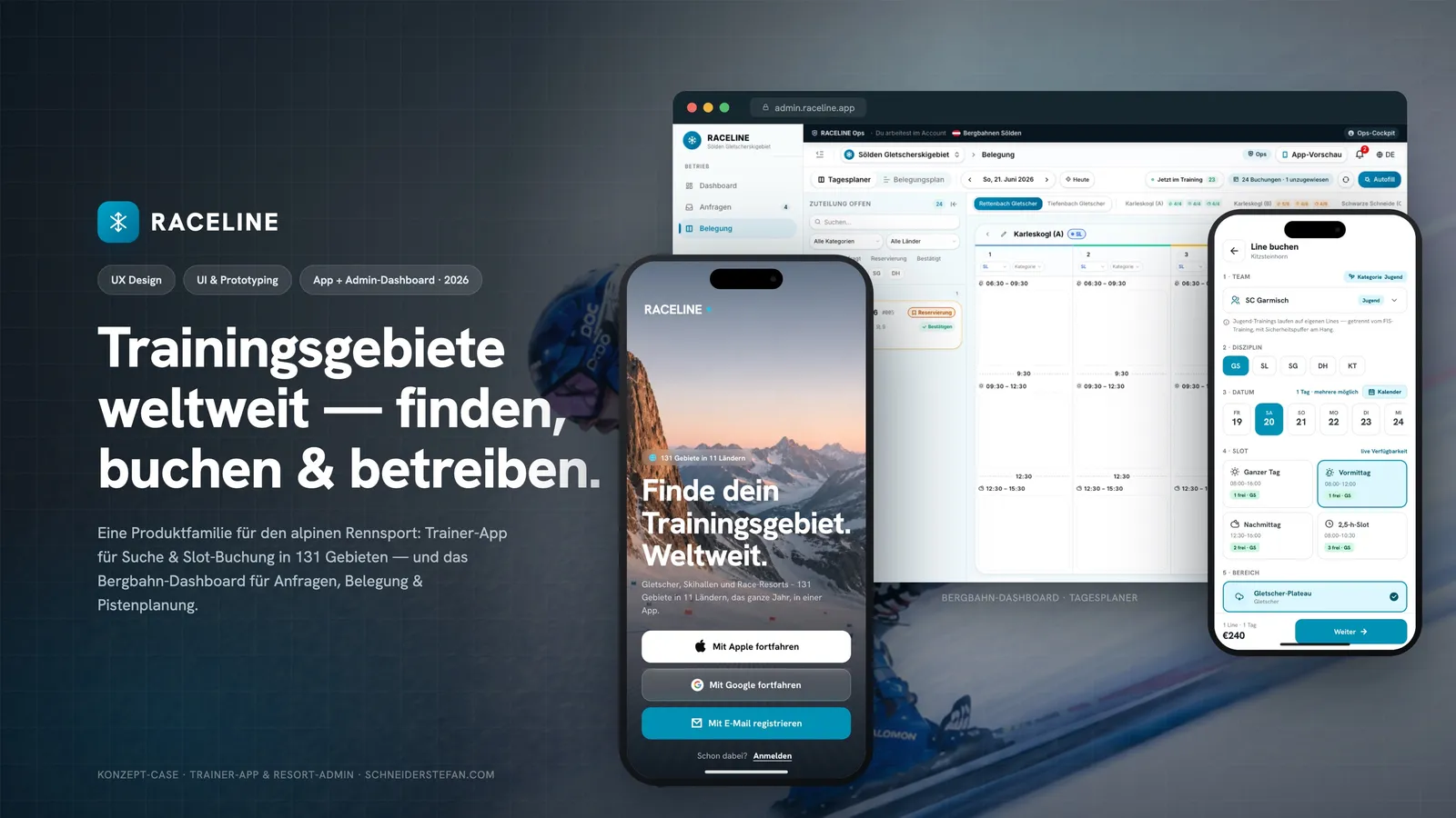 RACELINE – Pistenbooking